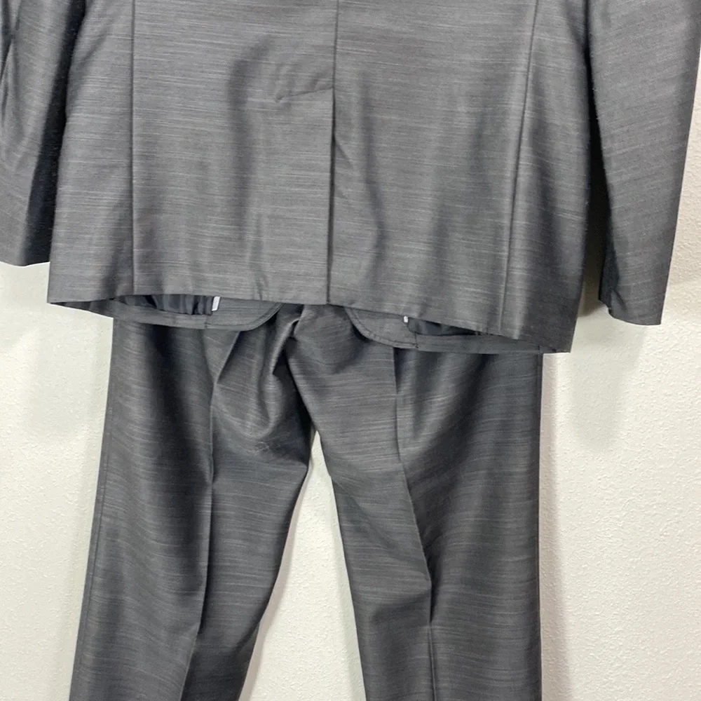 INC international‎ concepts slim fit suit jacket pants blazer gray 30x32